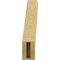 Ekena Millwork 3-inch W x 16-inch D x 16-inch H Valencia Rough Cedar Woodgrain TimberThane Knee Brace, Primed BRCUR03X16X16VALRCPR - alternate 5